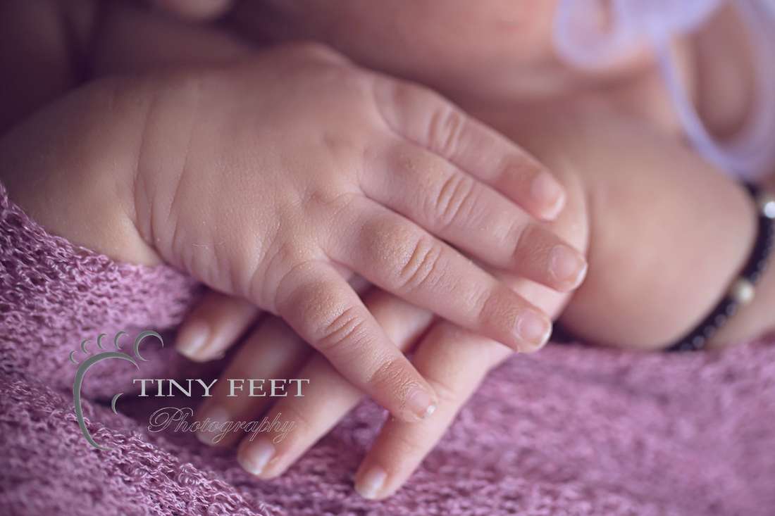 Tiny Feet Photography newborn baby girl  detailed macro shots of baby hands